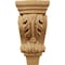 Ekena Millwork 3"W x 1 3/4"D x 6"H Extra Small Acanthus Pilaster Wood Corbel, Cherry CORW03X02X06PACH - alternate 3